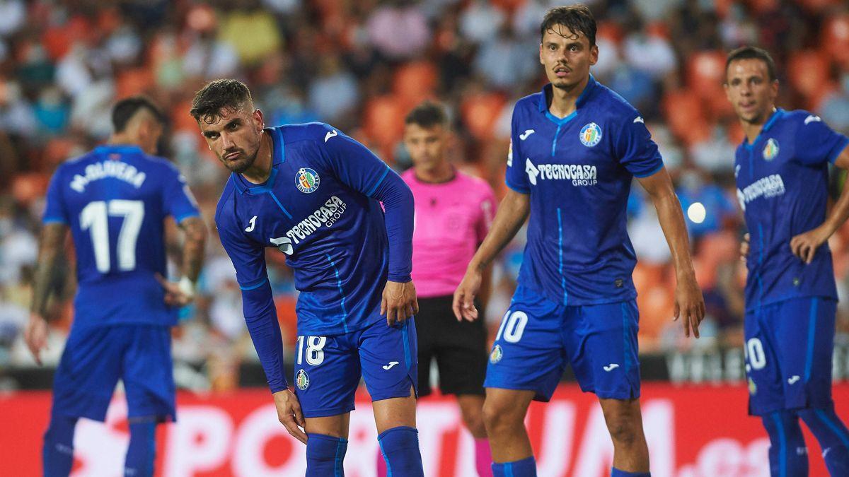 Una imagen de archivo de Arambarri, con la camiseta del Getafe