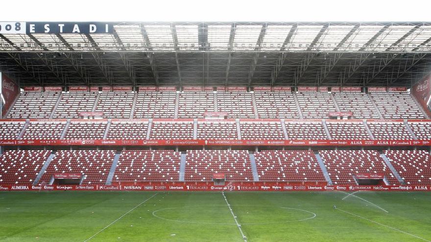 La afición del Sporting prepara un mosaico en El Molinón para el