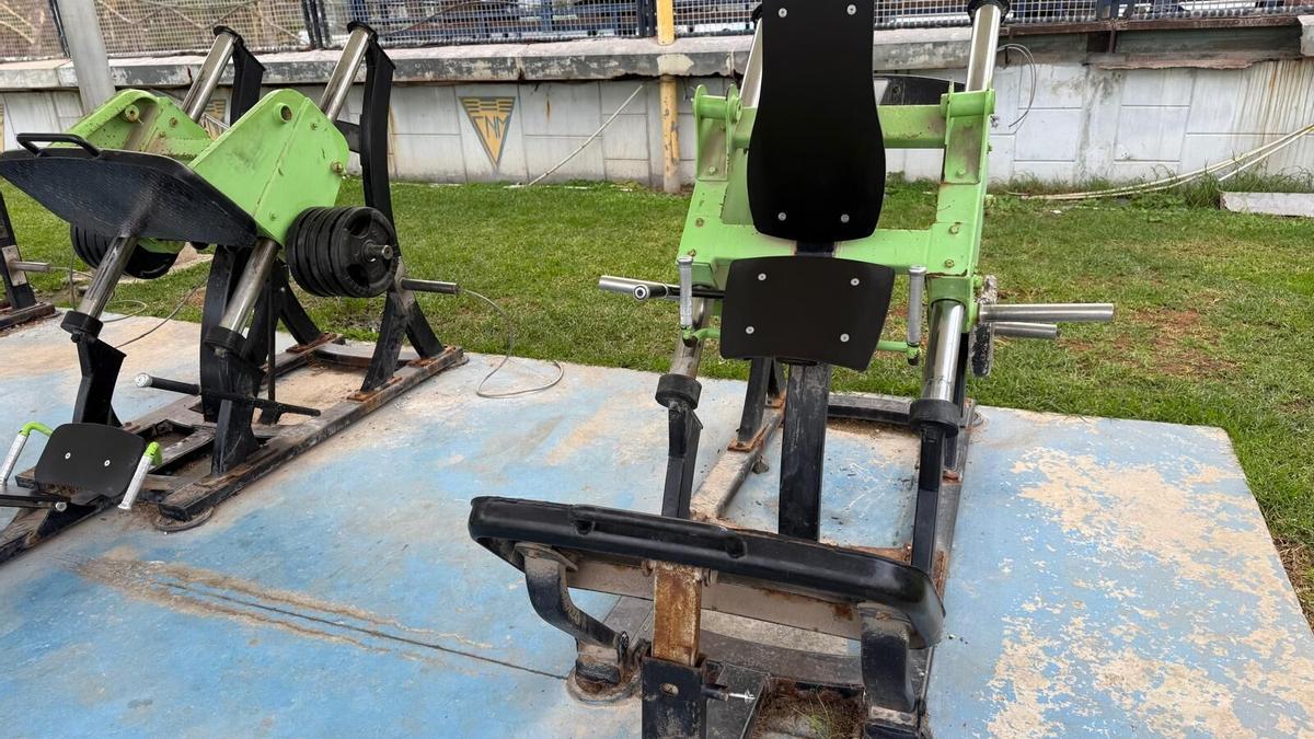 Mal estado del Parque Romano de Las Palmas de Gran Canaria.