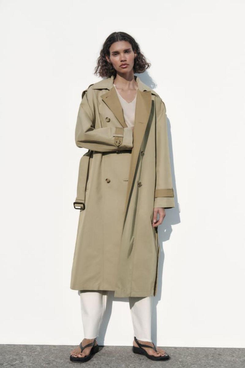 Trench oversize de Zara