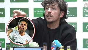 El Valencia responde a Javi Poves tras insultar a Hugo Duro.