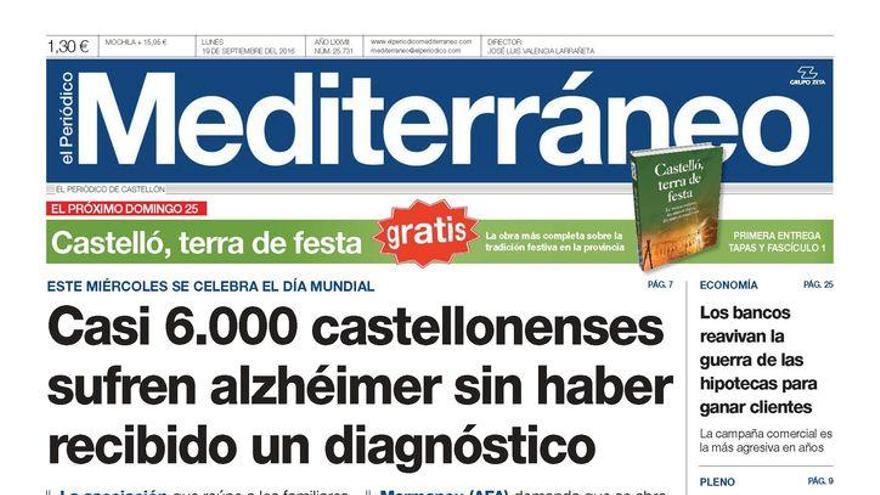 Cerca de 6.000 castellonenses sufren alzhéimer pero no han sido diagnosticados.