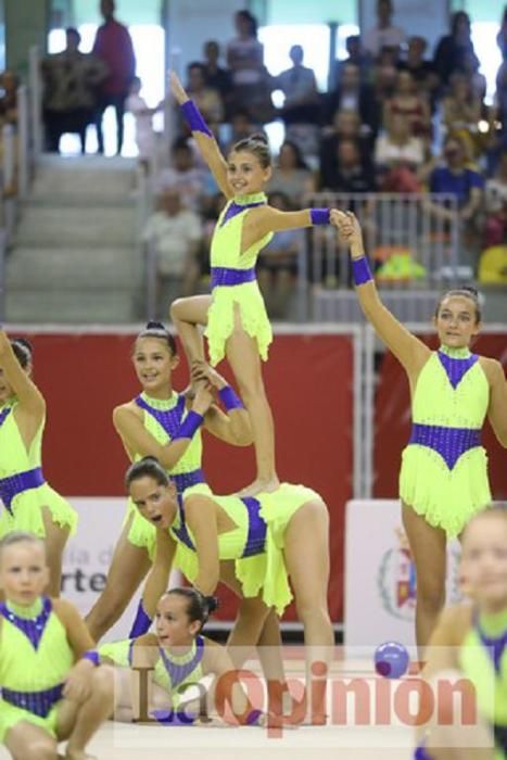 Clausura de las escuelas de Cartagena de gimnasia rítmica y estética de grupo