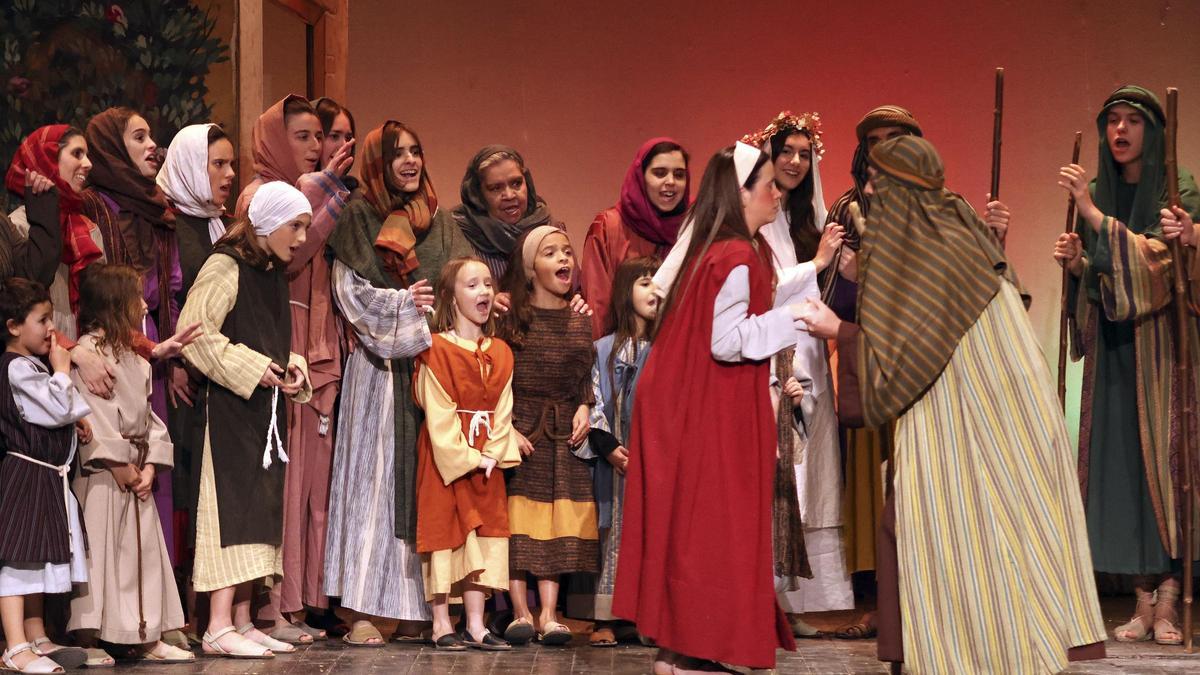 Una de les representacions d'Els Pastorets d'Els Carlins del passat Nadal