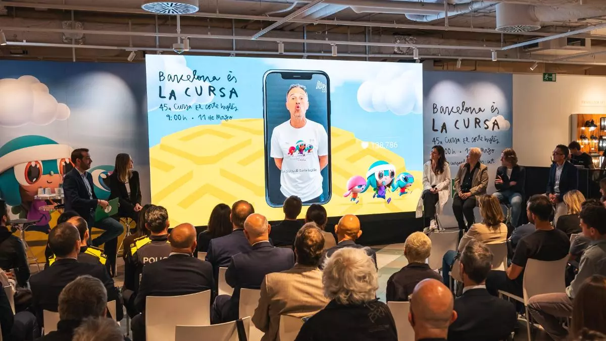 Presentada la 45? Cursa del Corte Ingl谷s junto a la Fundaci車n Xana y Luis Enrique