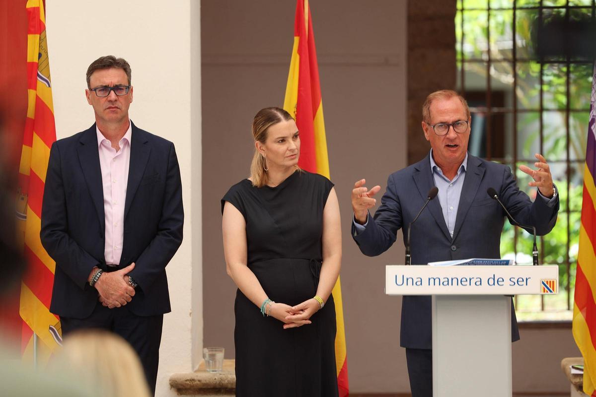 Todas las imágenes de la rueda de prensa en Ibiza de la presidenta del Govern, Marga Prohens