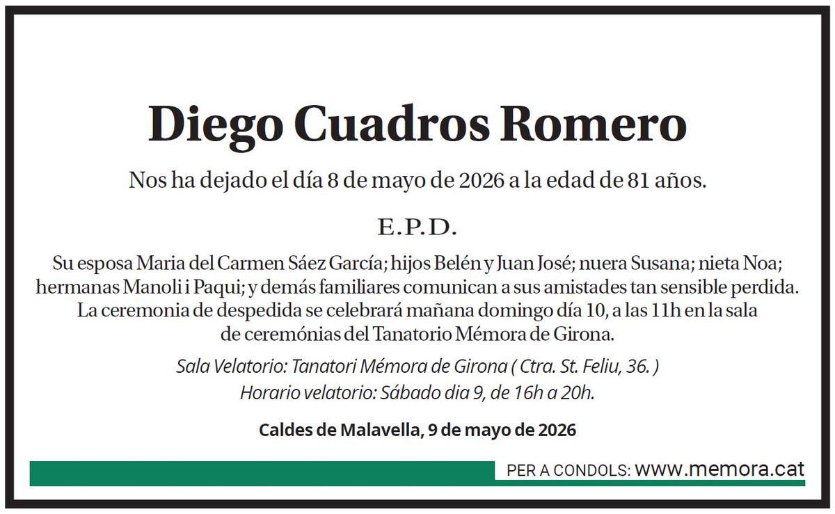 Diego Cuadros Romero.