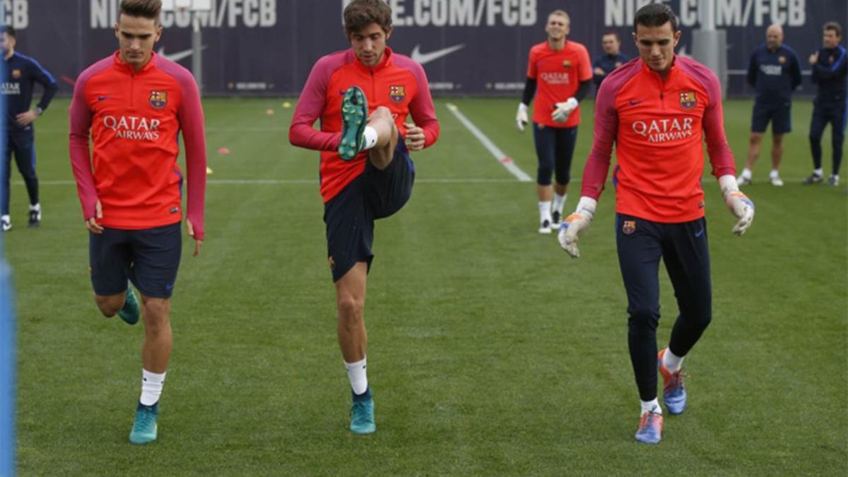 El Barça prepara el partido ante el Granada