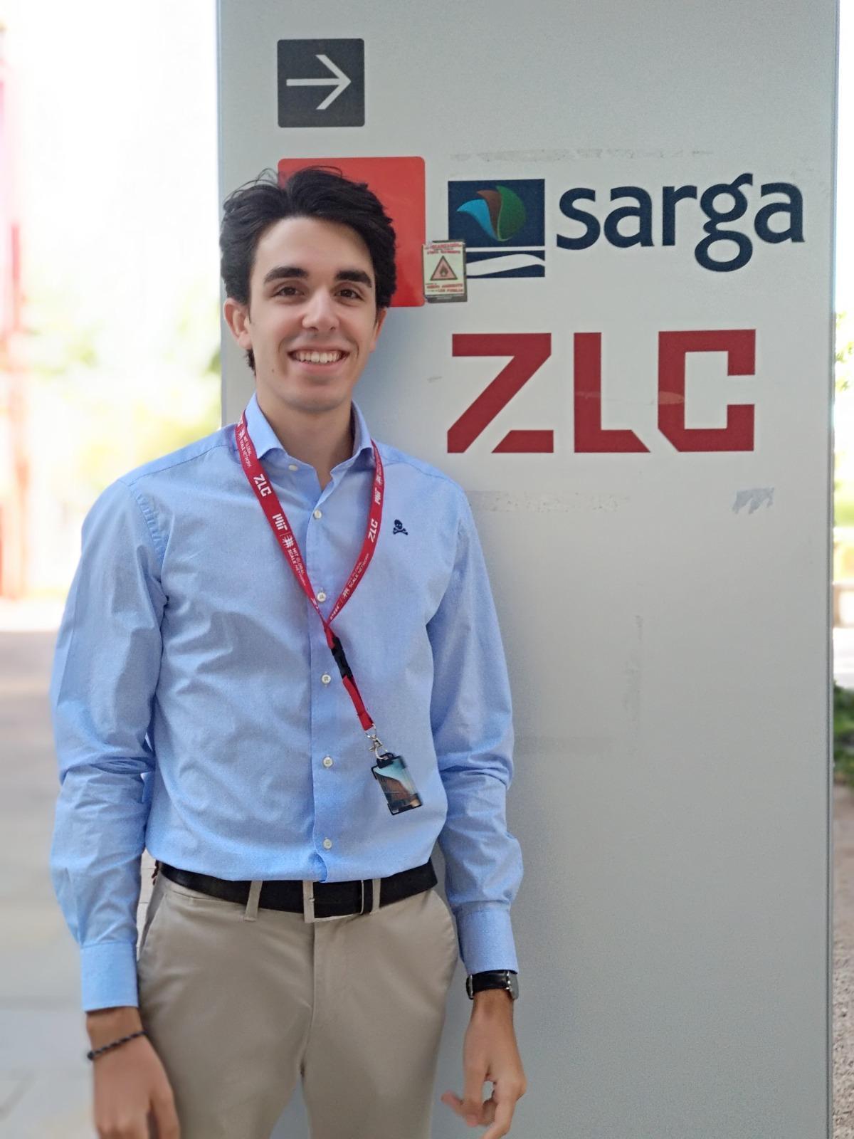 Jorge Ros, un exalumno del Zaragoza Logístics Center (ZLC) que ahora trabaja en la multinacional Roche.