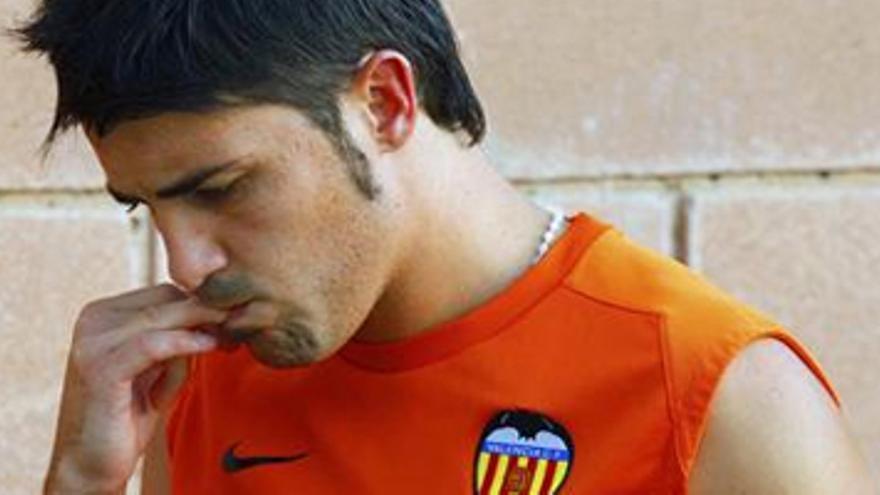 David Villa renueva con el Valencia