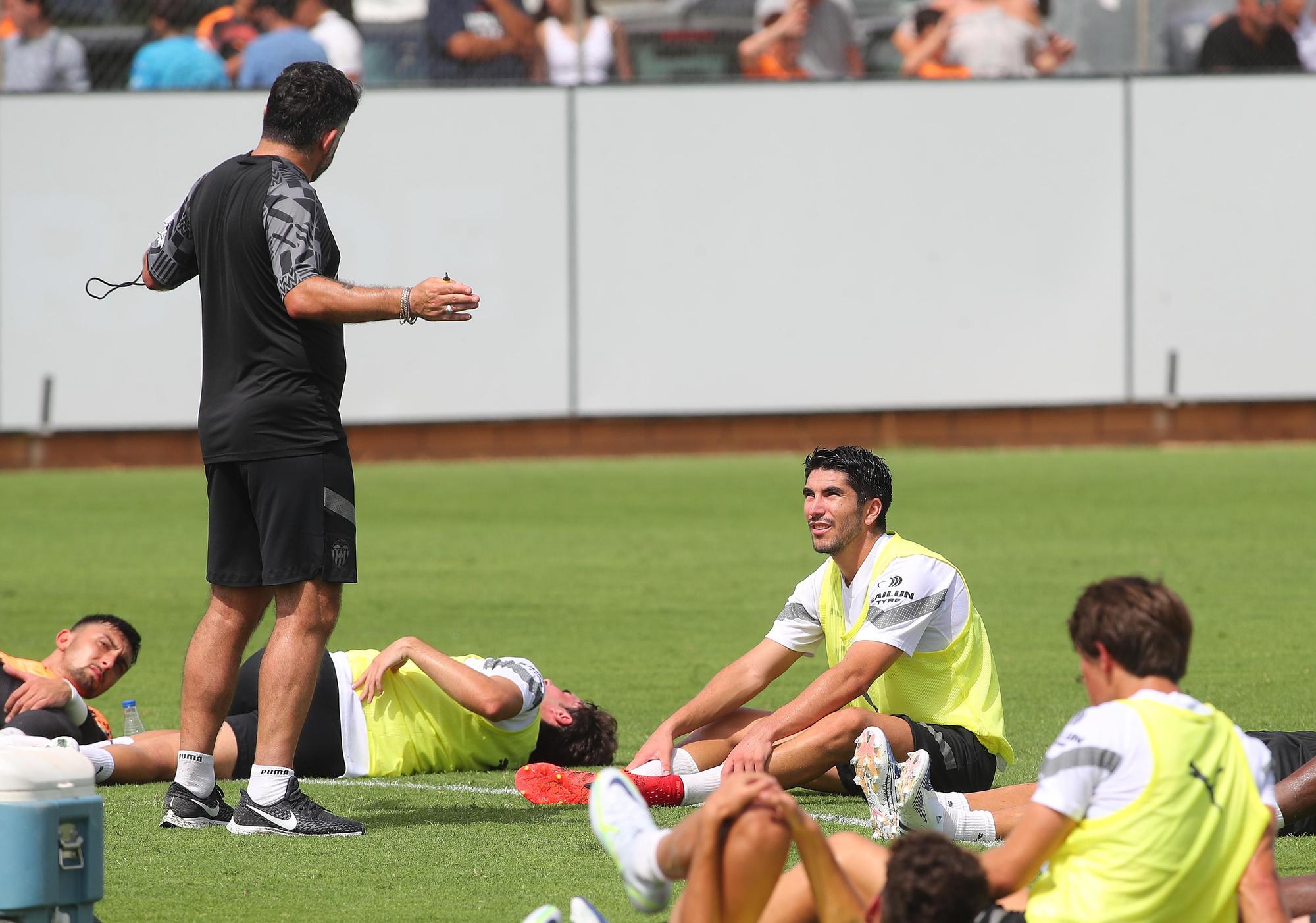 Primer entrenamiento de la era Gattuso