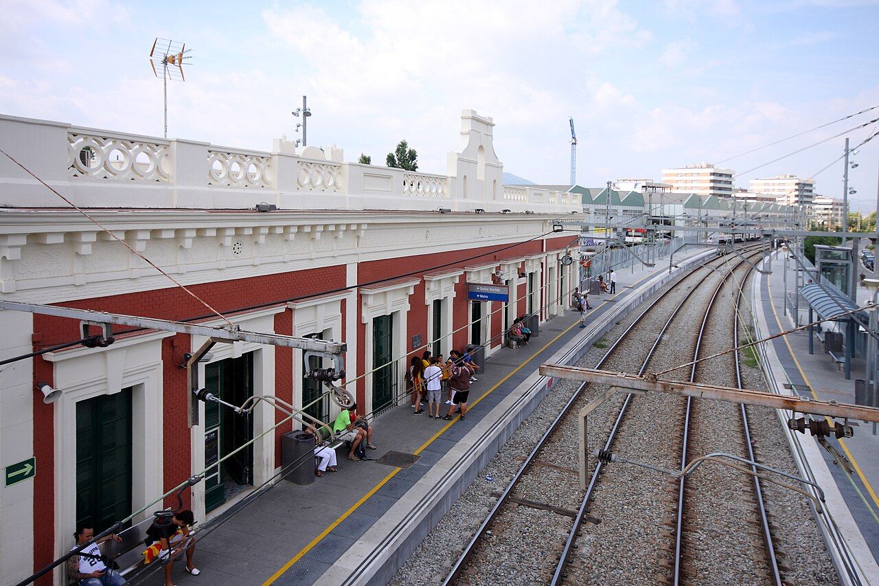 Las vías de la estación de Cornellà