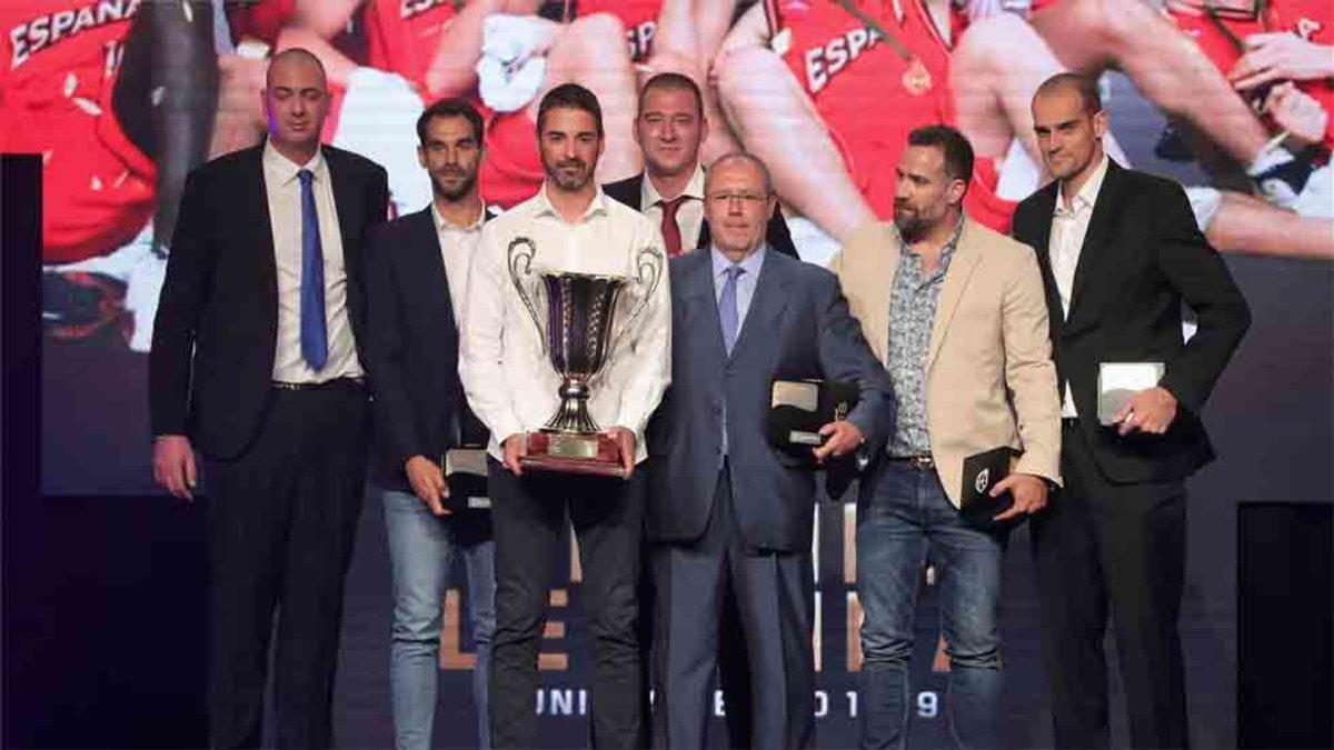 Navarro fue premiado en la Gala del Baloncesto Español