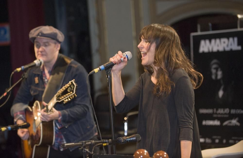 Eva Amaral y Juan Aguirre actuarán el 1 de julio en el Coliseum dentro de su gira 'Noctunal'.