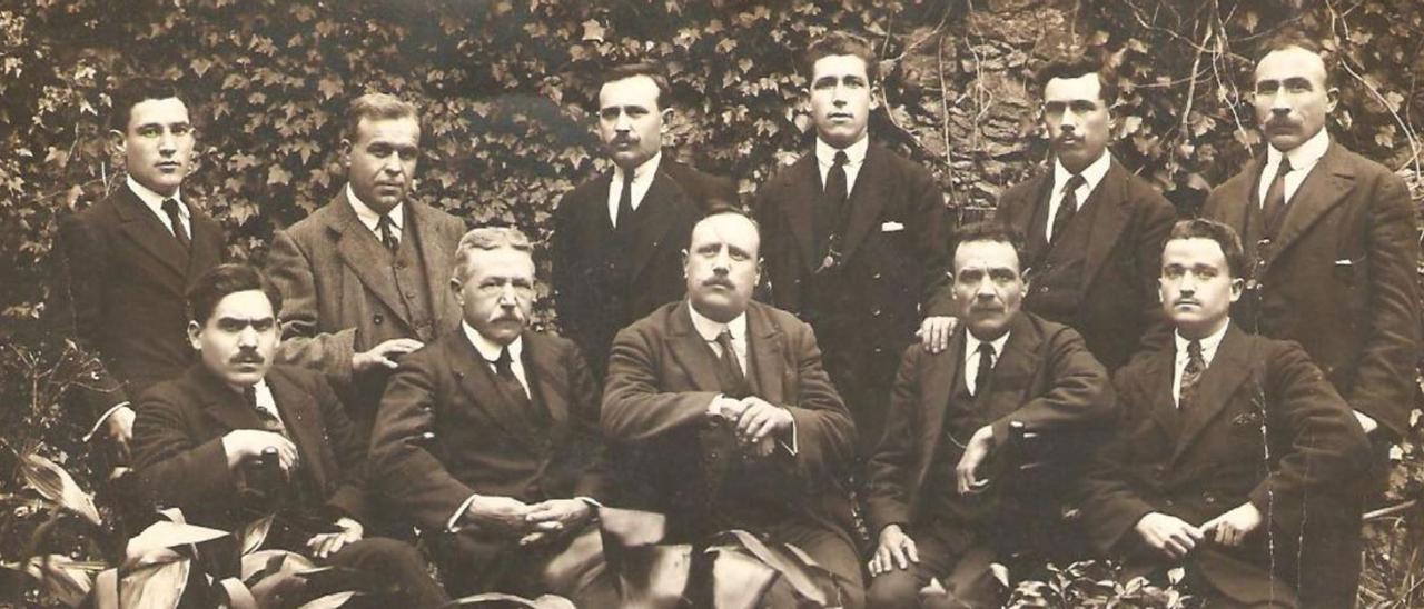 La Principal de Cassà, el 1920.  | VALENTÍ FARGNOLI