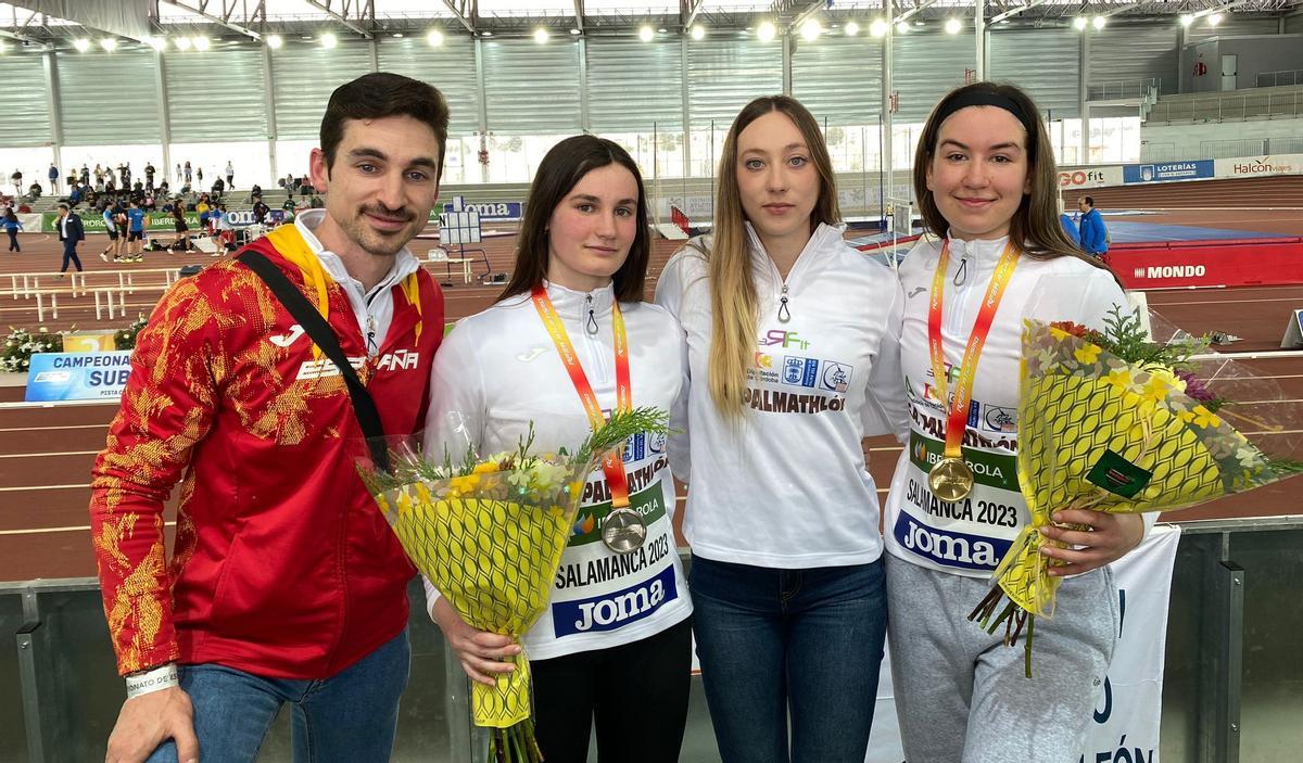 Javier Blasco, Marta Mohedo, Ana María Chacón y Gema Tamarit.