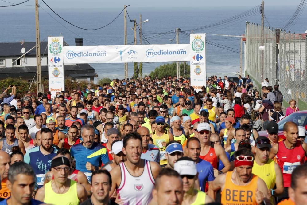 La carrera entre Oia y A Guarda suma 850 participantes - Paredes y Bargiela completaron el podio masculino - Mosquera y Freaza, plata y bronce en féminas.