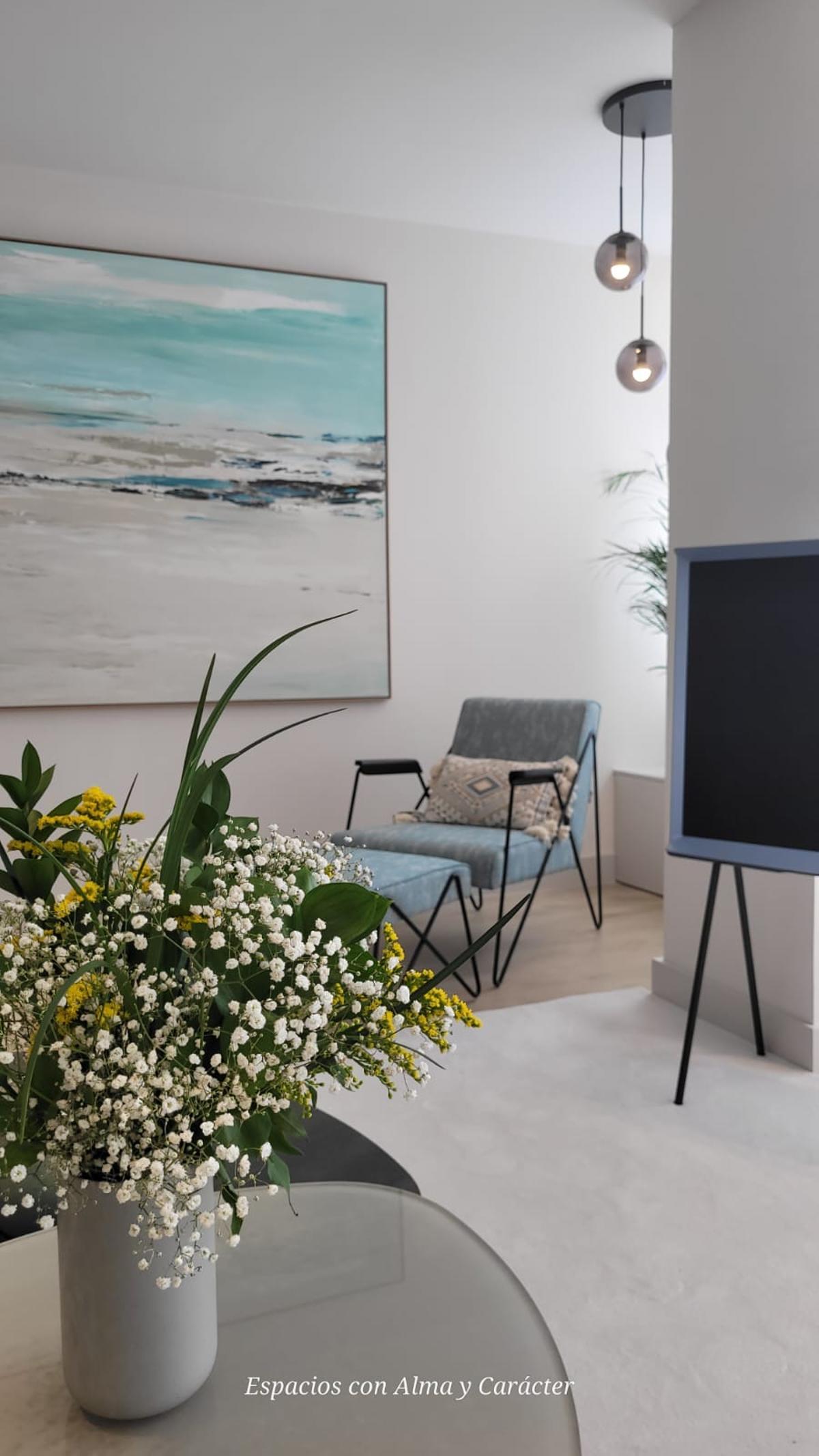 Uno de los acogedores interiores diseñados por Marta Ortega para un proyecto de 'home staging'.