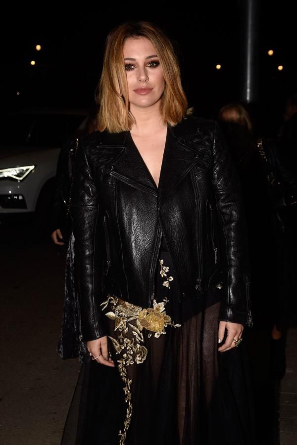 Blanca Suárez con vestido de Jorge Vázquez y chaqueta de cuero