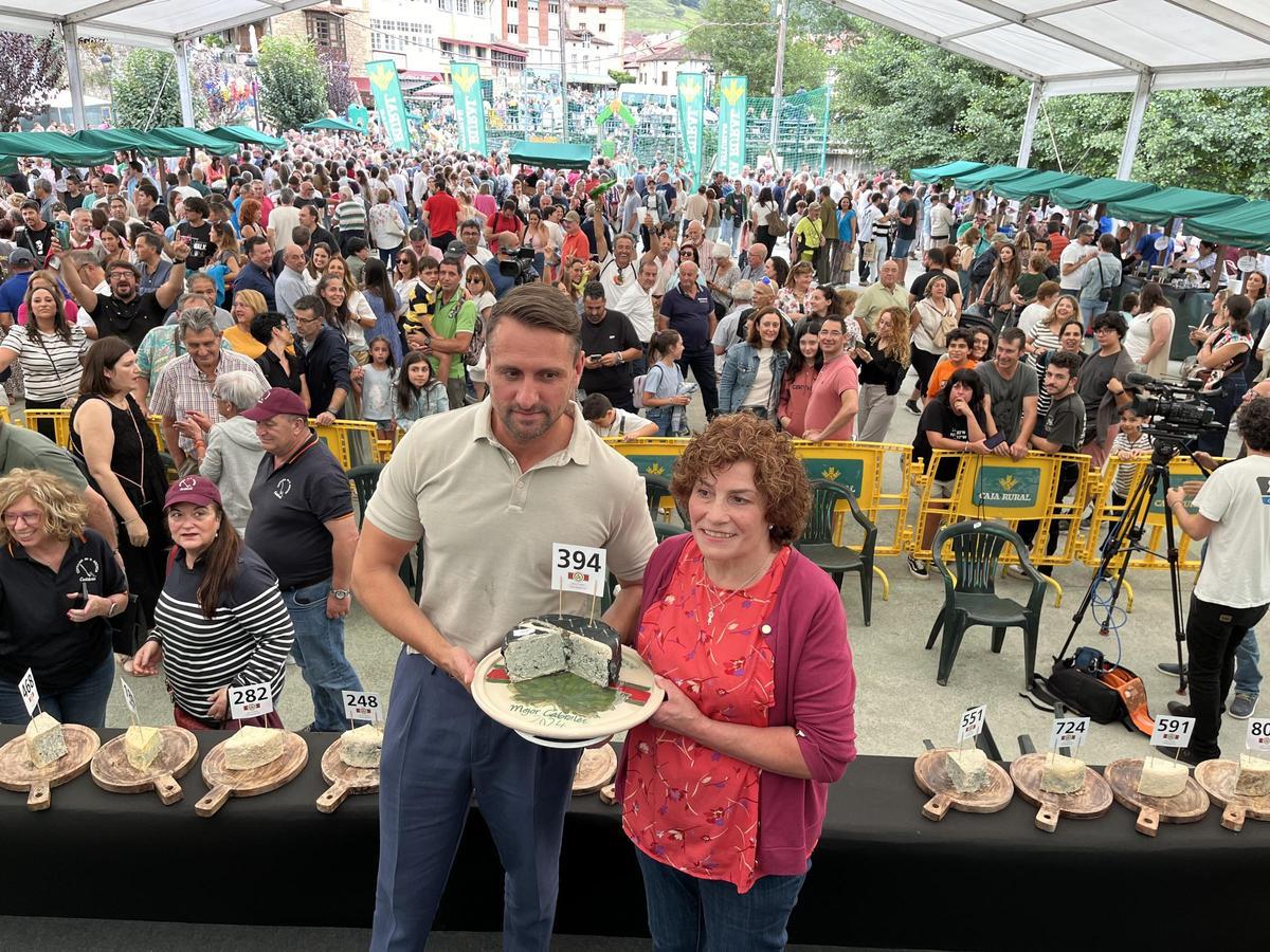 El queso ganador en la pasada edición de la cita.