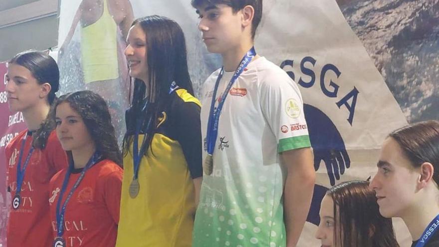 Siete medallas para el CNS A Estrada en el Campeonato Gallego