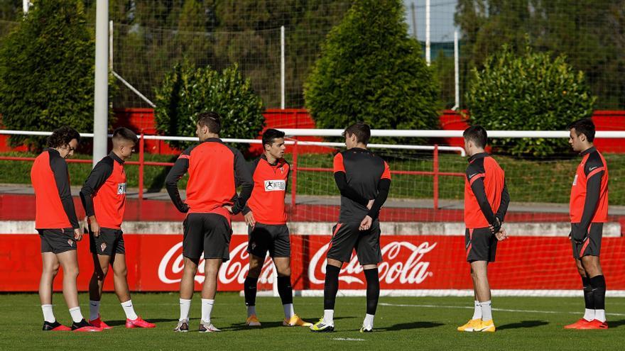 Entrenamiento del Sporting