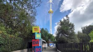 Recreación de la nueva atracción de caída libre del Tibidabo.