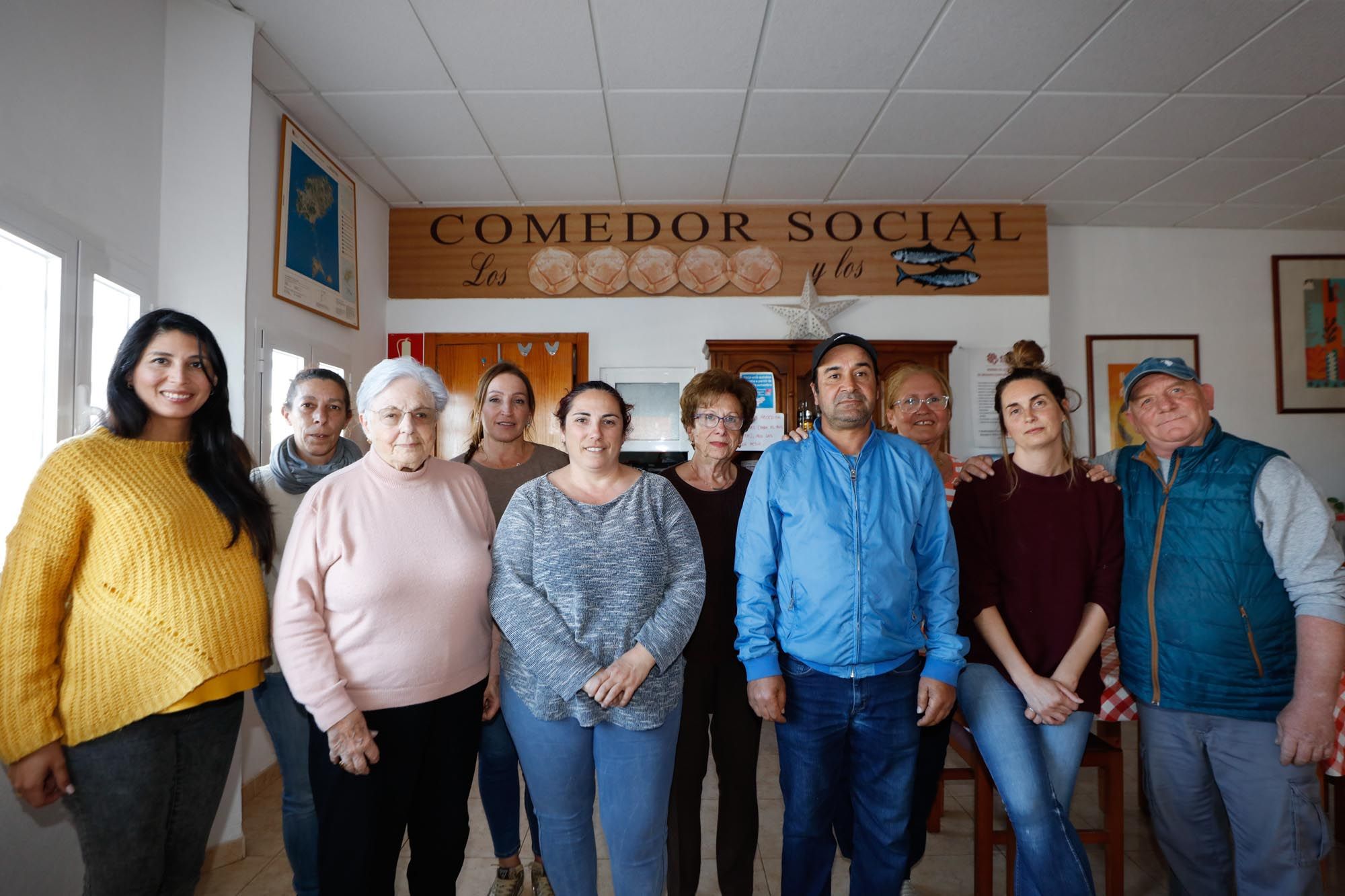 Voluntarios de Caritas en Sant Antoni