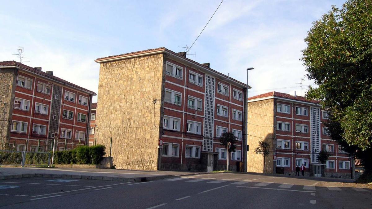 El barrio de El Carmen, en Pola de Siero, uno de los candidatos a las ayudas