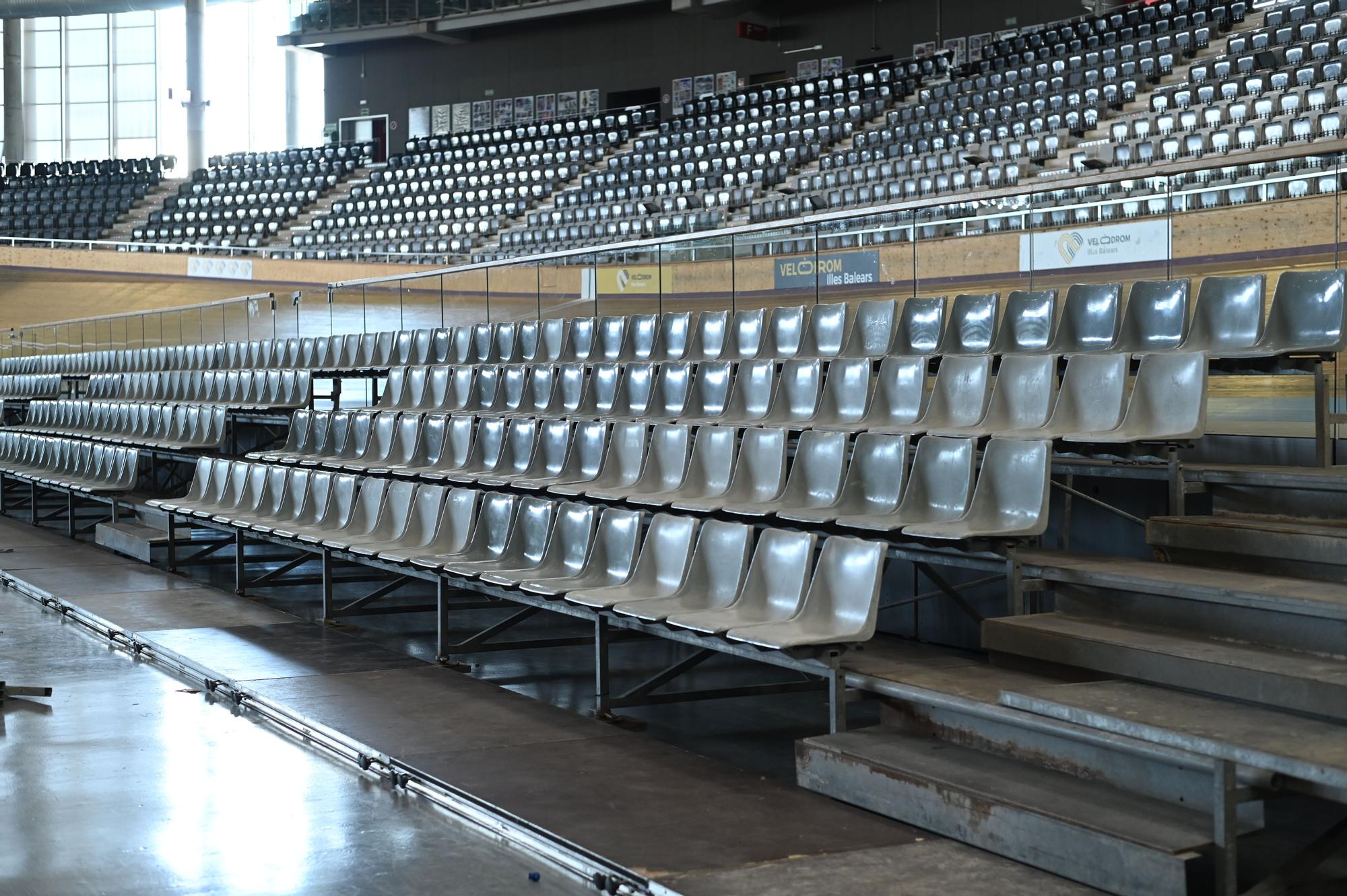 Así será la pista del Velòdrom Illes Balears donde se jugará la Champions de fútbol sala