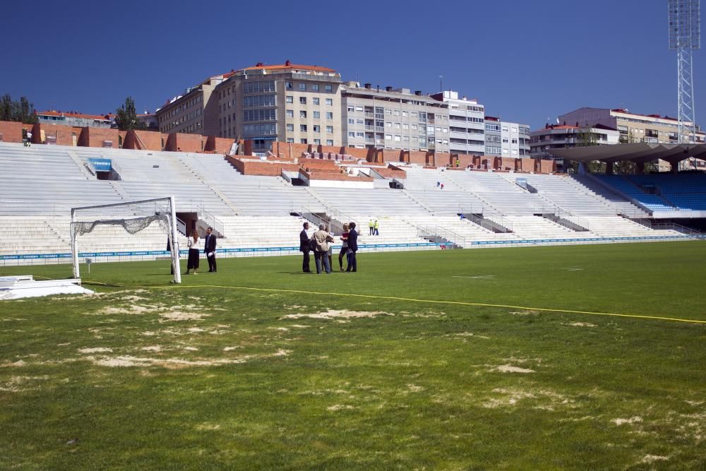 Inspectores de la UEFA en Balaídos // M.Canosa