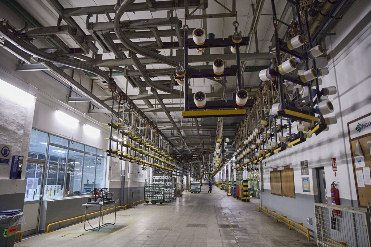 Les imatges de la fàbrica Nylstar a Blanes
