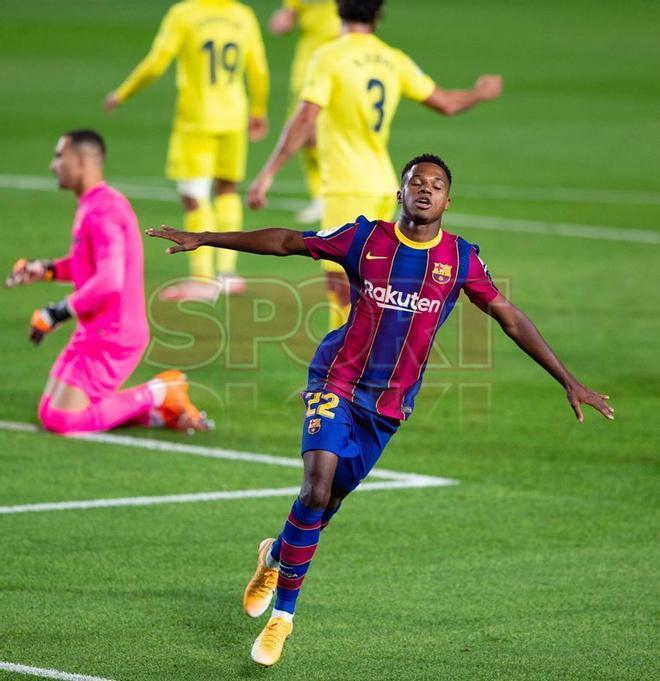 La mejores imágenes del partido entre el FC Barcelona y el Villarreal  LaLiga Santander disputado en el Camp Nou, en Barcelona.