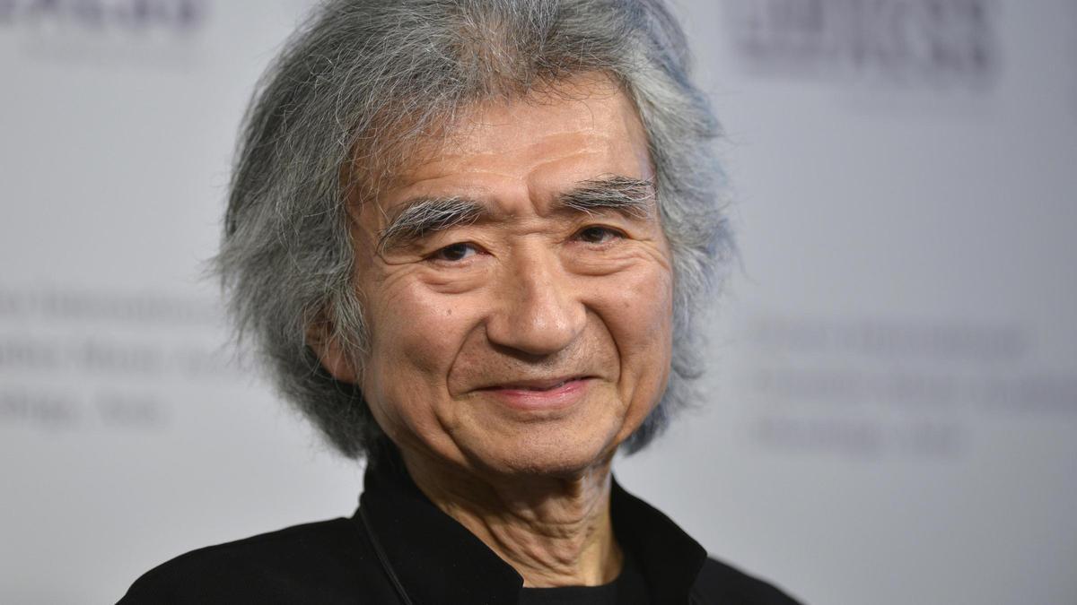 El músico Seiji Ozawa.