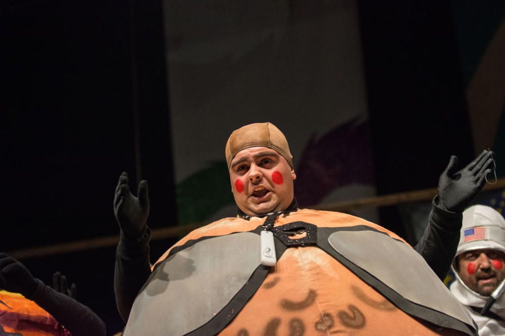 La murga de Aguilar de la Frontera 'Este año... nos salimos de la órbita'