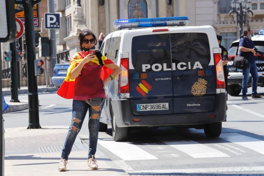 Manifestación contra el Gobierno de Sánchez