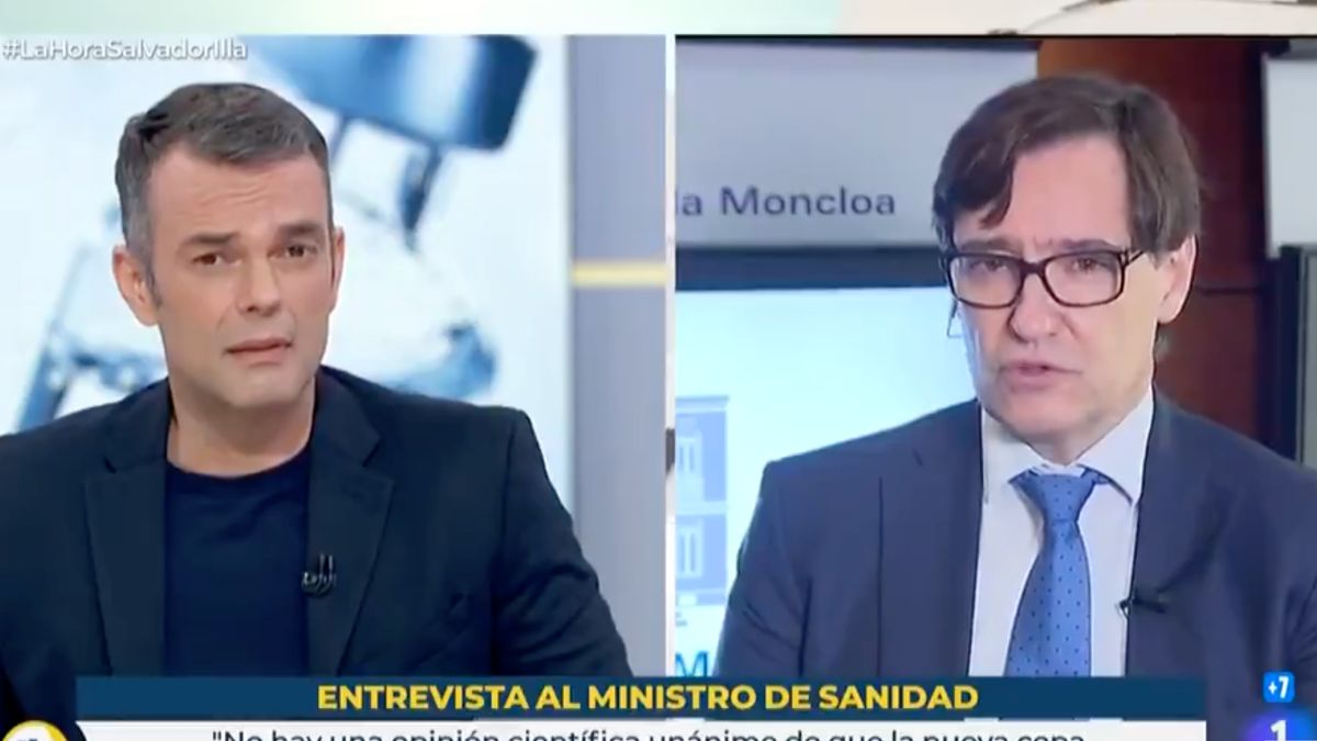 Igor López y Salvador Illa en 'La mañana de La 1'