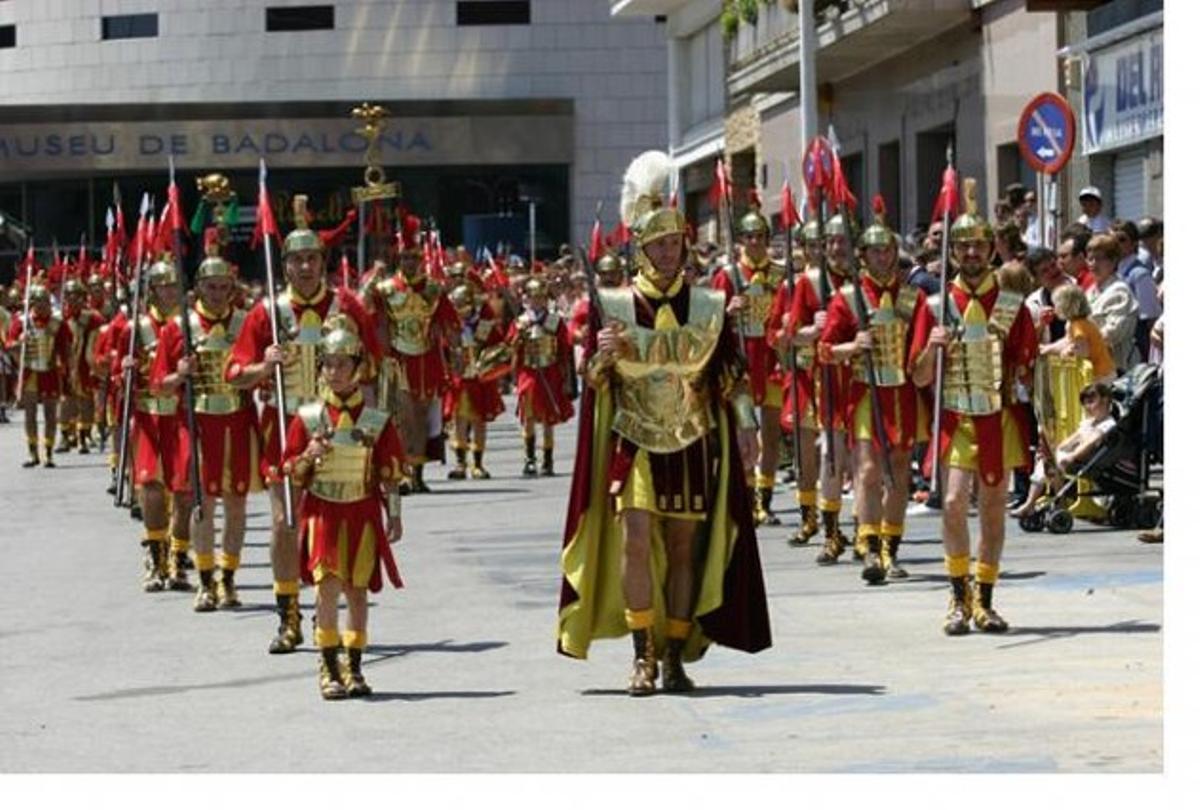 Imatge de la desfilada de legionaris de la Magna {Celebratio}.