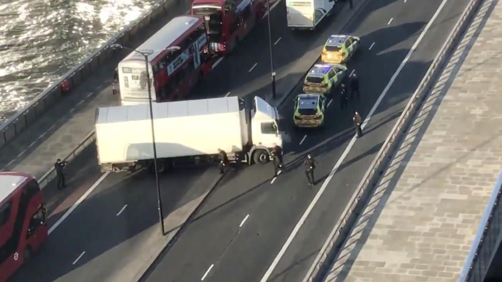 Atentado terrorista en el puente de Londres