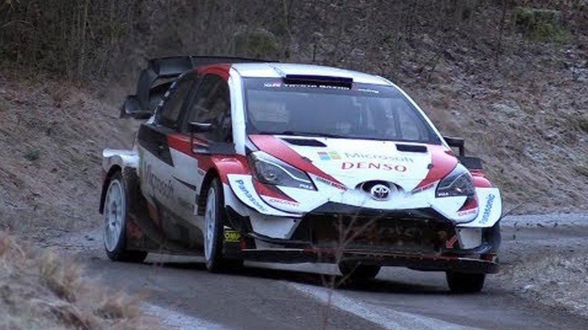 Sebastién Ogier, a los mandos del Toyota Yaris WRC