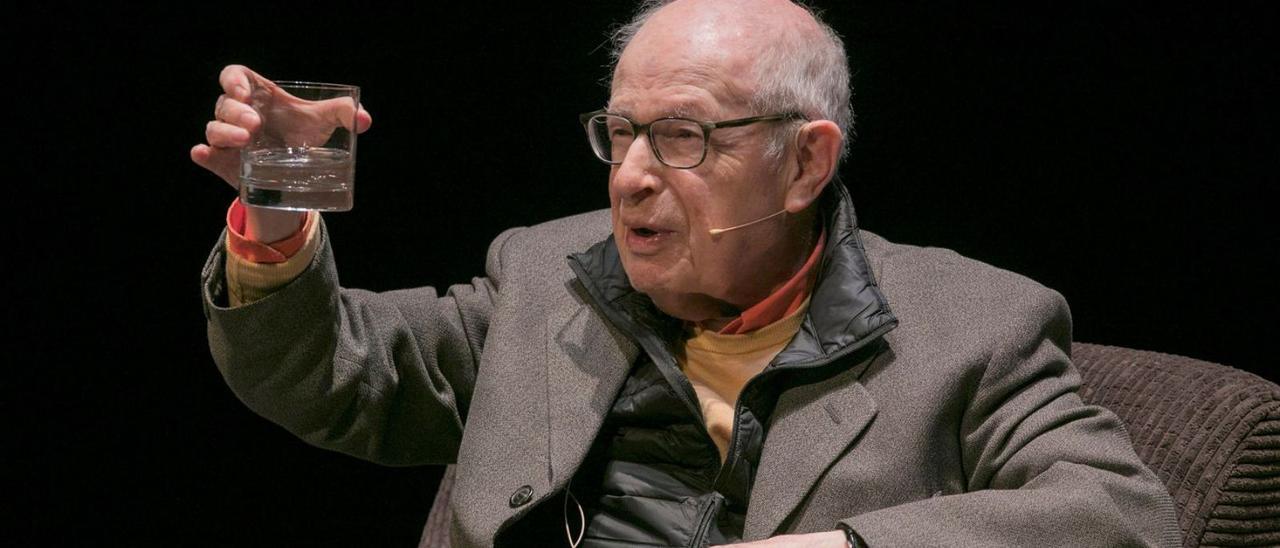 El dramaturg Peter Brook en el Teatro Palació Valdés d’Astúries, en una imatge d’arxiu. | ALBERTO MORANTE