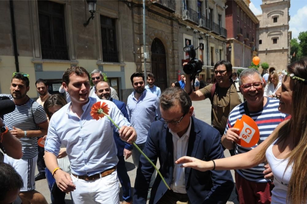 Albert Rivera visita Murcia y Los Alcázares