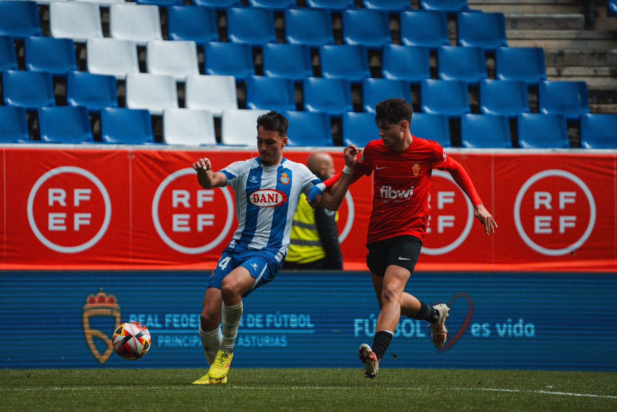 RCD Espanyol-RCD Mallorca, las imágenes de la Copa del Rey juvenil