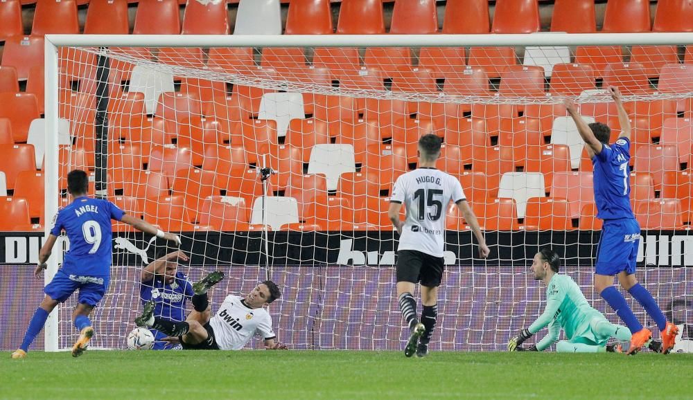 Valencia - Getafe: Las mejores fotos del partido