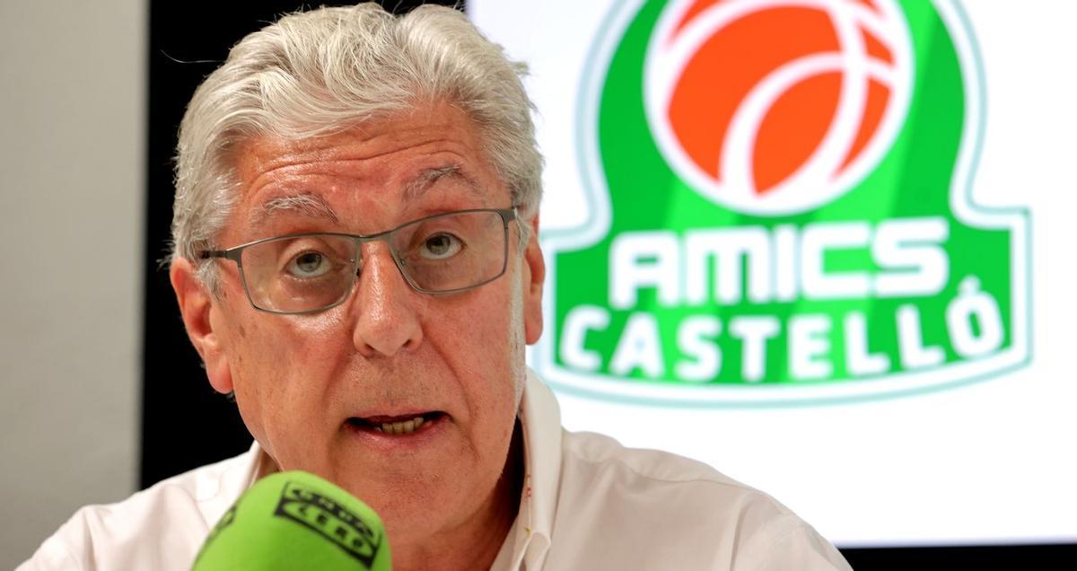 Luis García Sainz, histórico presidente del Amics del Bàsquet Castelló en los últimos años.