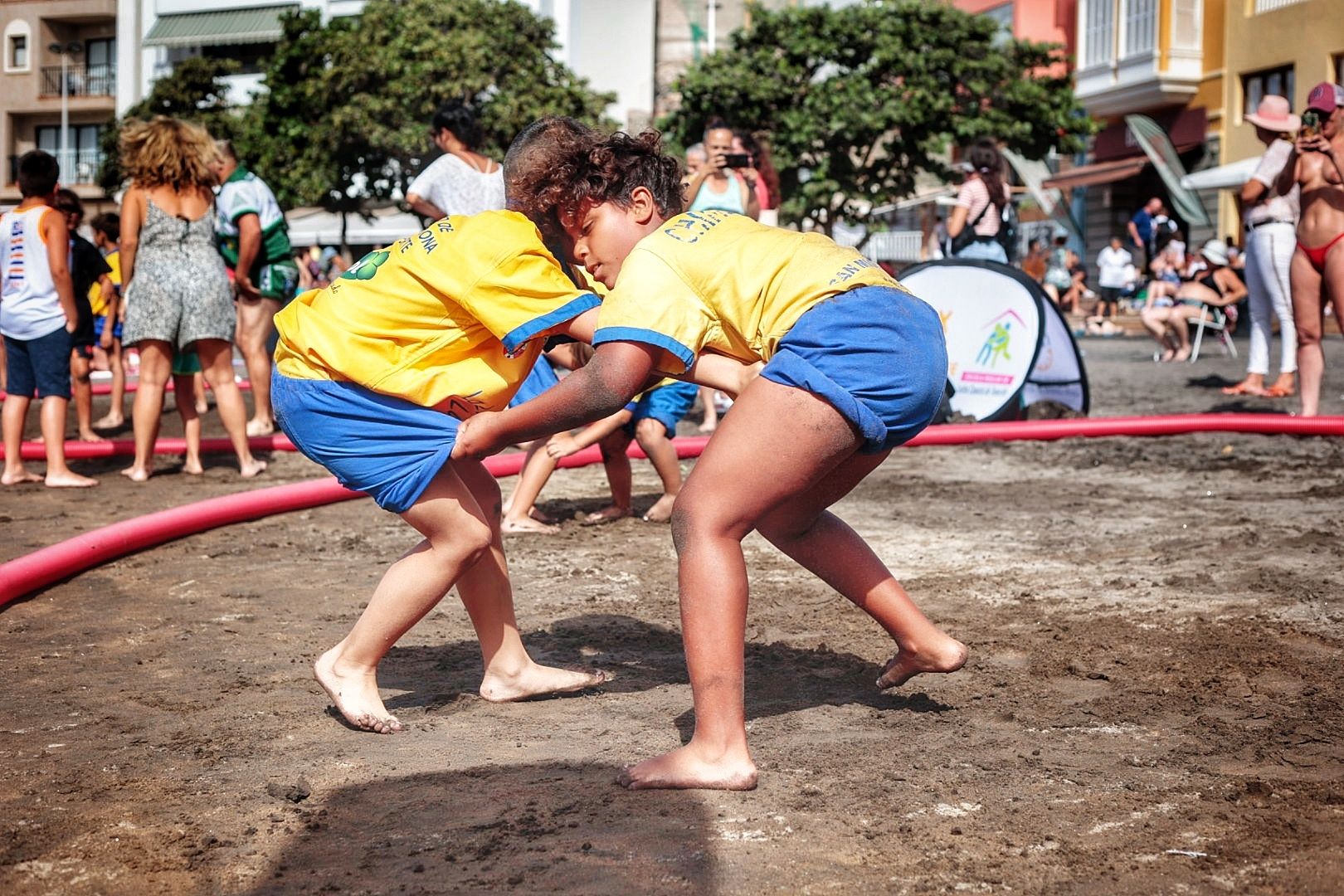 Presentación del proyecto ‘Playa y brega’ para el fomento y promoción de la lucha canaria