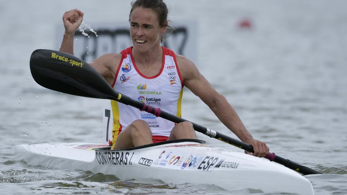 Isabel Contreras, medalla de plata en K1 1000