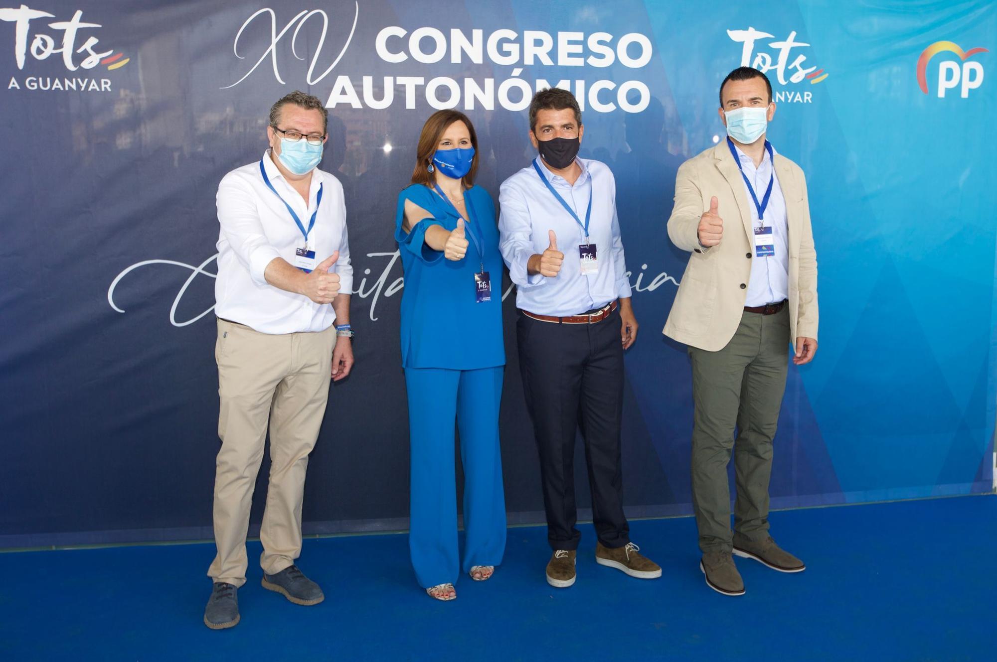 Las imágenes del congreso regional del PP celebrado en el Palau de Les Arts Reina Sofía