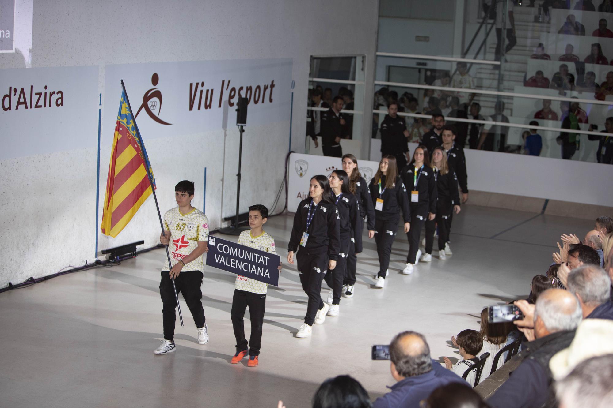 Las mejores imágenes de la gala inaugural del Mundial de Pilota de Alzira