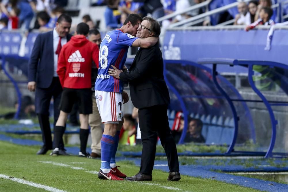 El partido entre el Real Oviedo y el Sevilla Atlético, en imágenes